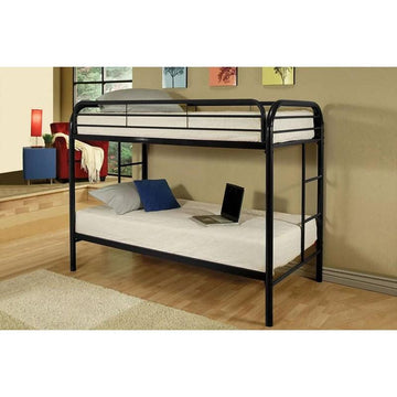 Black Metal Bunk-Bed