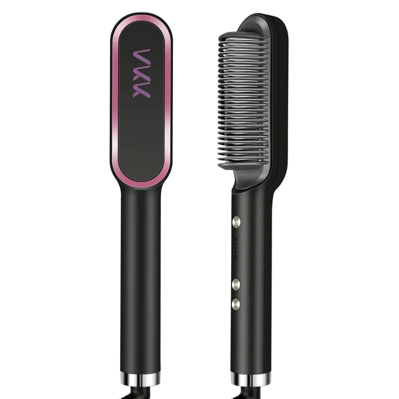 VKK Anti scalding 360 Hair Straightener Brush For Men and Women
