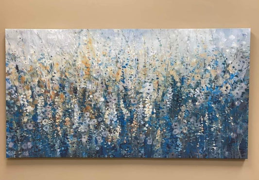 WILDFLOWERS MEADOWS WRAPPED CANVAS