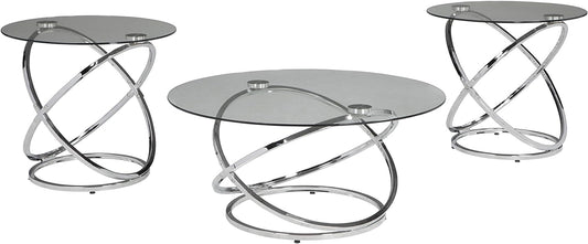 Ashley Hollynyx 3PC Modern Coffee Table Set T270-13