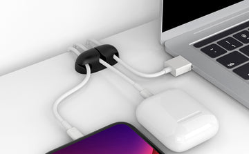 Delidigi 20 pack cable Ties and 3 pack Cord Organizer Holder Combo
