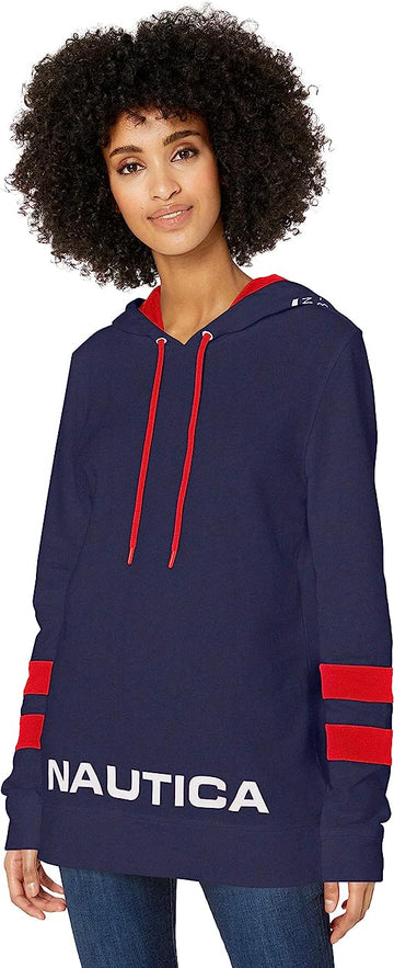 NAUTICA Women's Classic Supersoft 100% Cotton Pullover Hoodie XXL