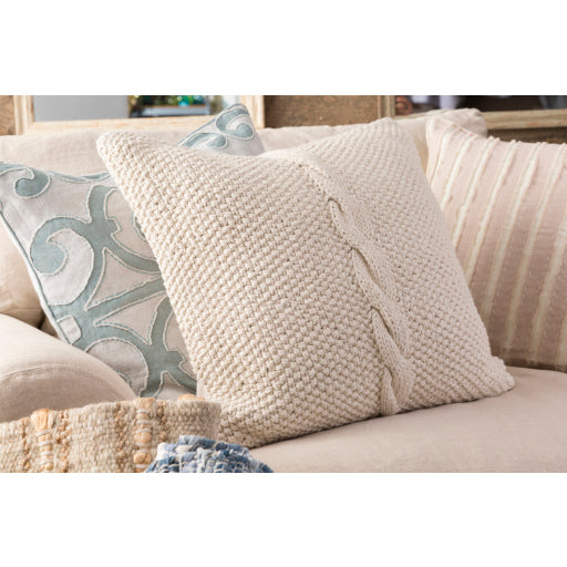 Pillow - Surya Amelia AL-003, 18 inch by 18 inch, Teal / Grey (set of 2) - Cover Only - GetSetHome Store