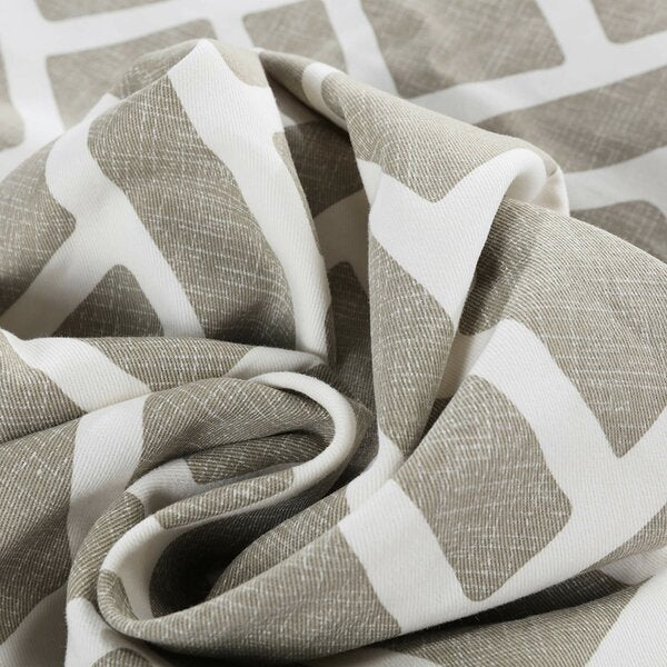 Curtain - Berumen Geometric Room Darkening Rod Pocket Single Panel - GetSetHome Store