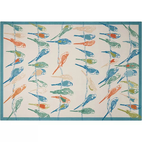 Waverly Sun N' Shade Retweet Bird Rug 7'9" x 10'10" - GetSetHome Store