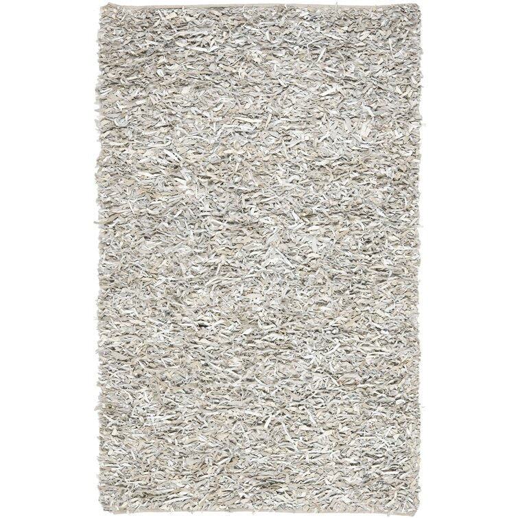 Area Rug - Dane Hand-Knotted White Area Rug  3’ x 5’ - GetSetHome Store