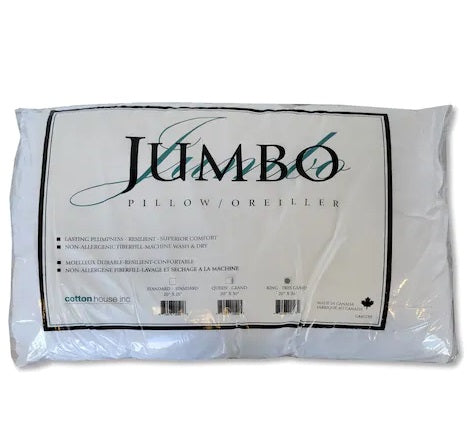 KING SIZE HYPOALLERGENIC JUMBO PILLOW PILLOW BY COTTON HOUSE