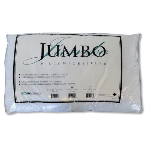 Cotton House - Jumbo Pillow Hypoallergenic Queen - GetSetHome Store