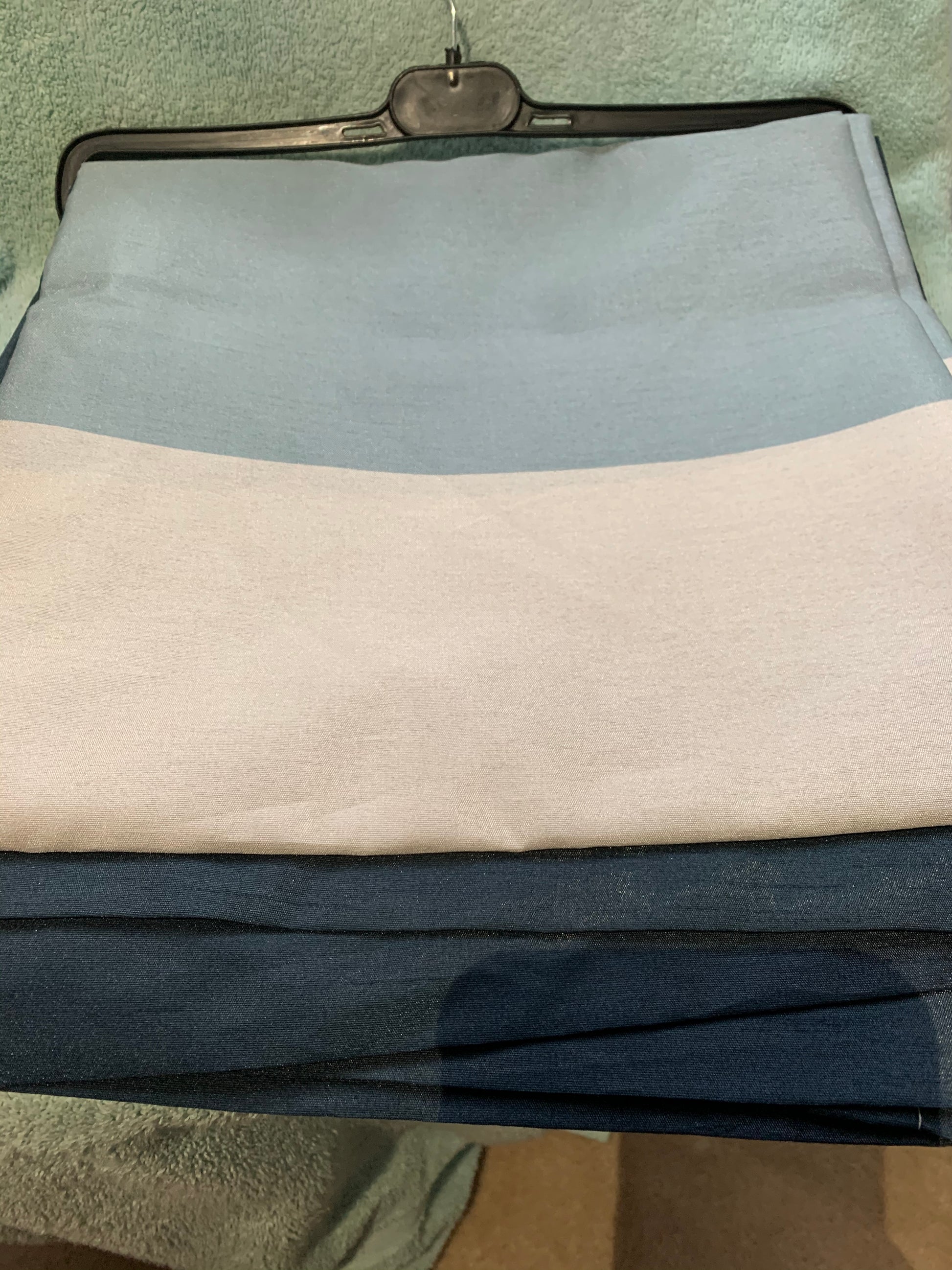 Curtains ~ Chateau Grommet Top Panel Pair, Indigo, 54" x 84", 2 Piece by Exclusive Homes - GetSetHome Store