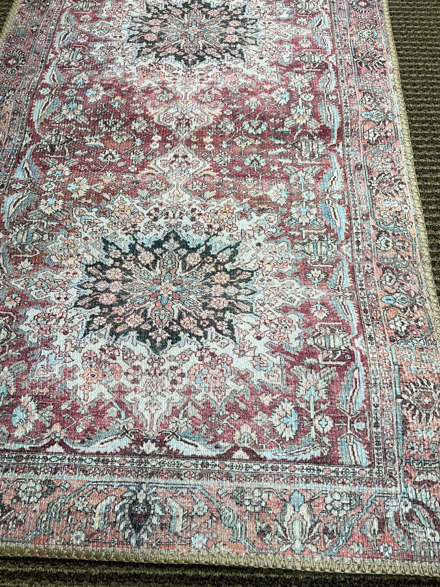 Rug - Loloi II Wynter Tomato Oriental 2' x 5'  Area Rug - GetSetHome Store