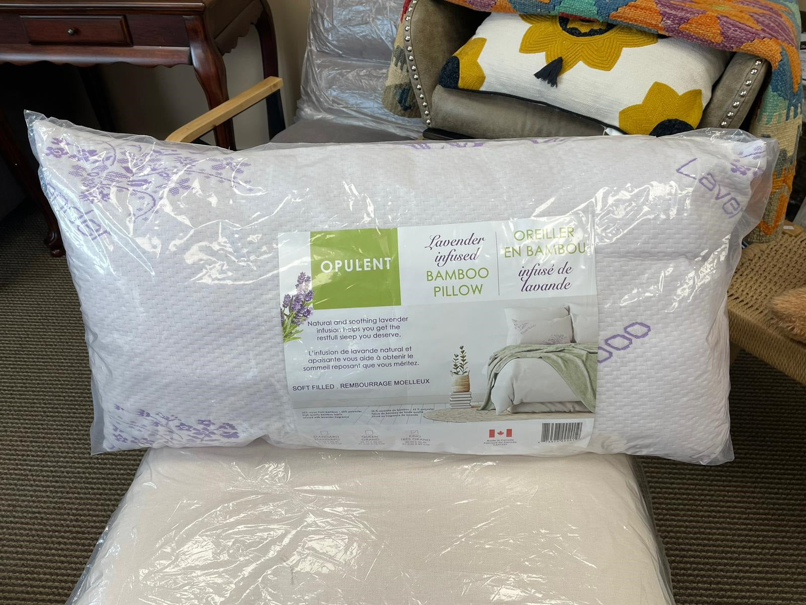 Cotton House - Lavender Infused Bamboo Pillow King - GetSetHome Store