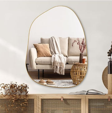 IRREGULAR ASYMMETRICAL DECORATIVE MIRROR