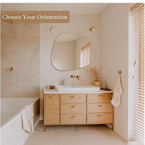 IRREGULAR ASYMMETRICAL DECORATIVE MIRROR