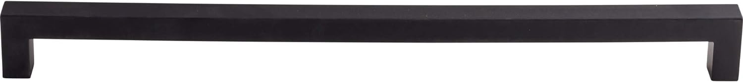 Top Knobs M1840 Nouveau III Collection 12" Square Bar Pull, Flat Black