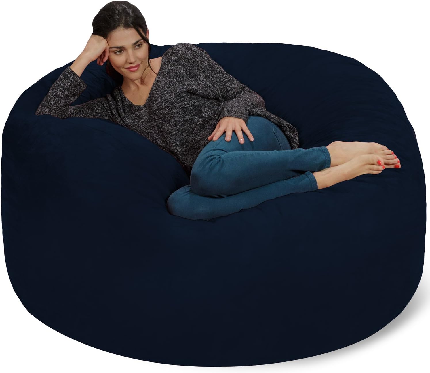 Chill Sack Bean Bag Chair: Giant 5' Memory Foam Furniture Bean Bag