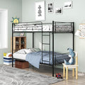 Single Black Metal Bunk Bed