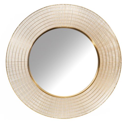 GOLD WALL MIRROR BY XCELLA