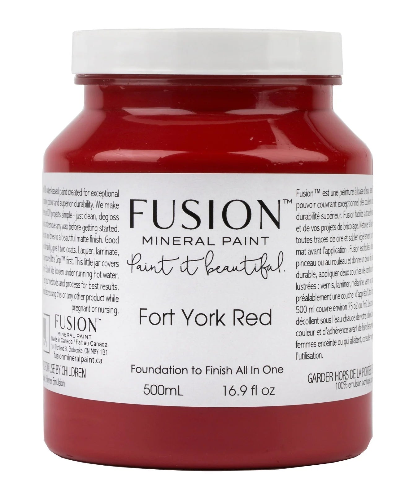 Fusion Mineral Paint - Fort York Red