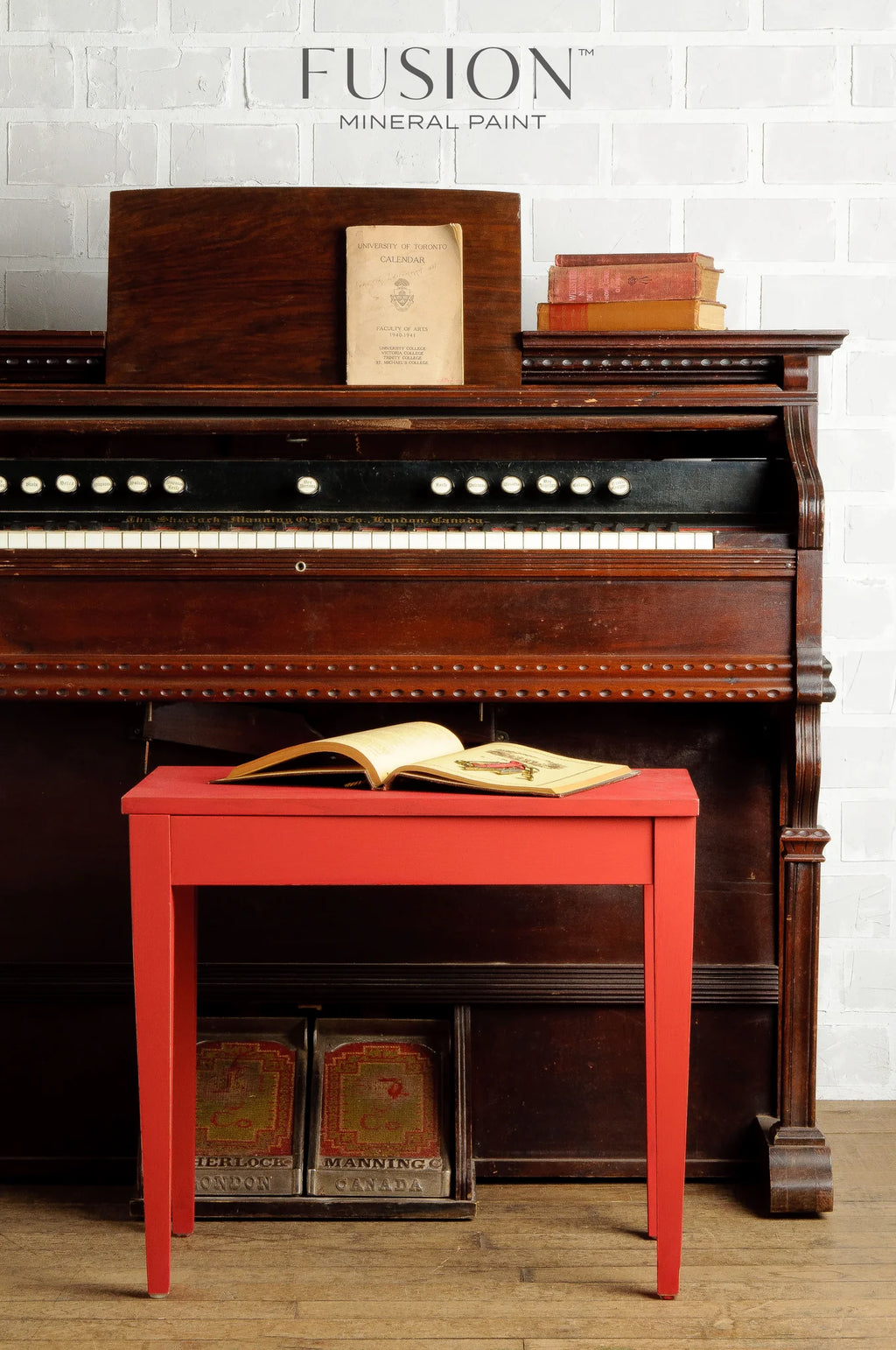 Fusion Mineral Paint - Fort York Red
