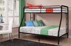 Black Metal Bunk Bed