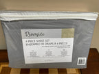KING - Riverside 450 TC Cotton 4 Piece Sheet Set
