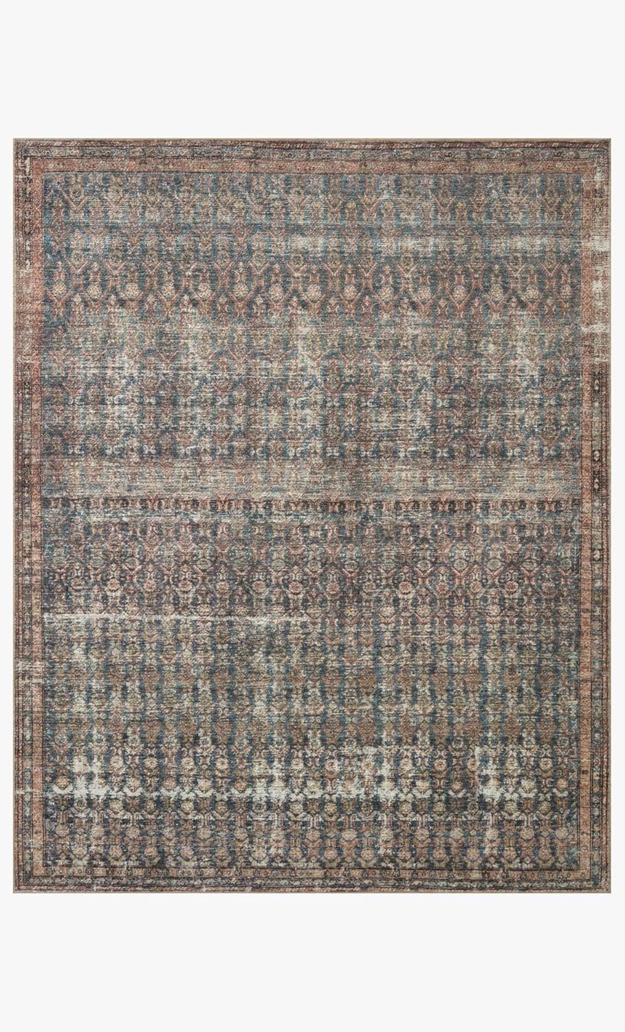 LOLOI Amber Lewis Billie Ocean / Brick Rug