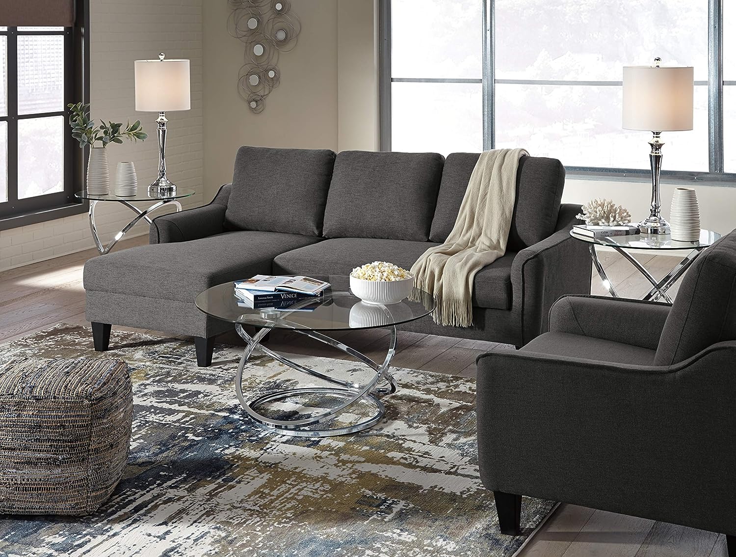 Ashley Hollynyx 3PC Modern Coffee Table Set T270-13