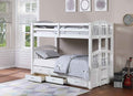 White Wooden Captain Bunk-Bed