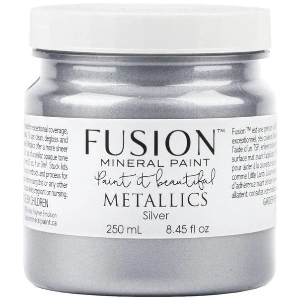 Fusion Mineral Paint - Silver Metallic