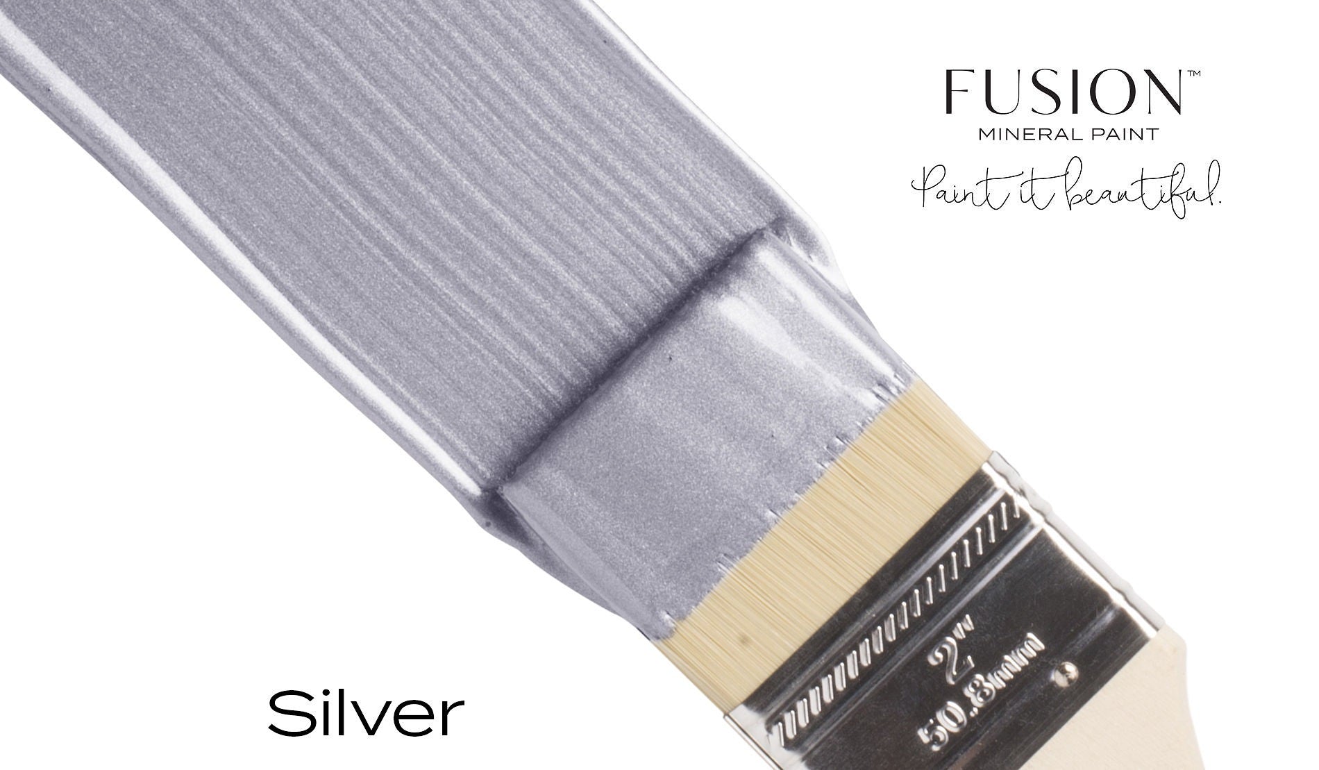Fusion Mineral Paint - Silver Metallic