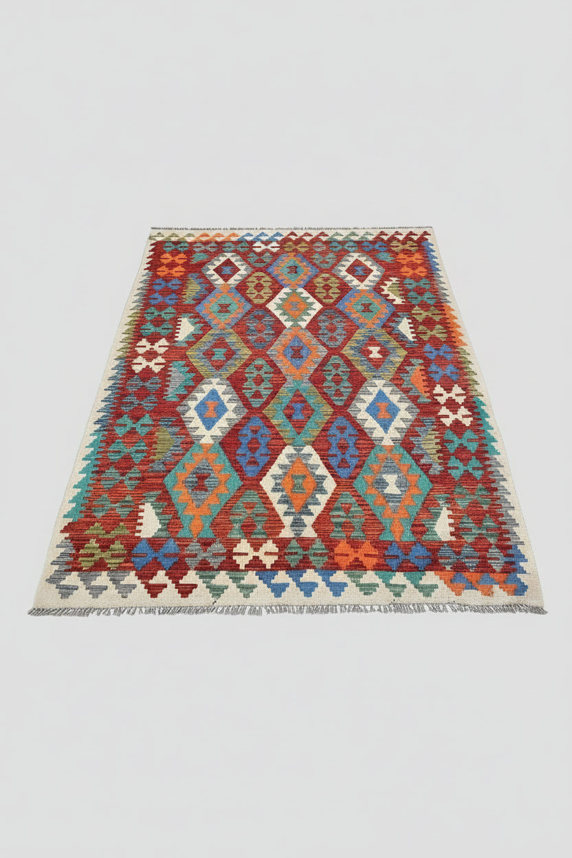 AFGHAN KILIM HANDMADE WOOL RUG