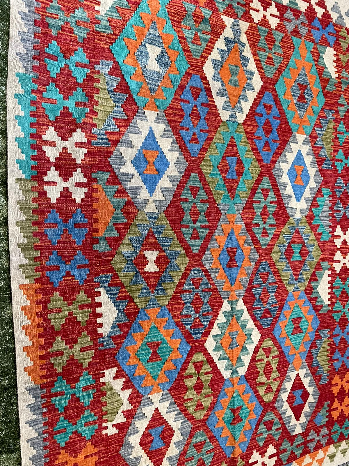 AFGHAN KILIM HANDMADE WOOL RUG