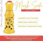 Naseem Musk Safi Perfume Oil Alcohol Free With Composition Of Musk Amber Sandalwood