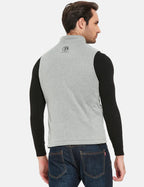 XL - Mens 3 Zone Lightweight Heated Vest with Battery Kit-Grey