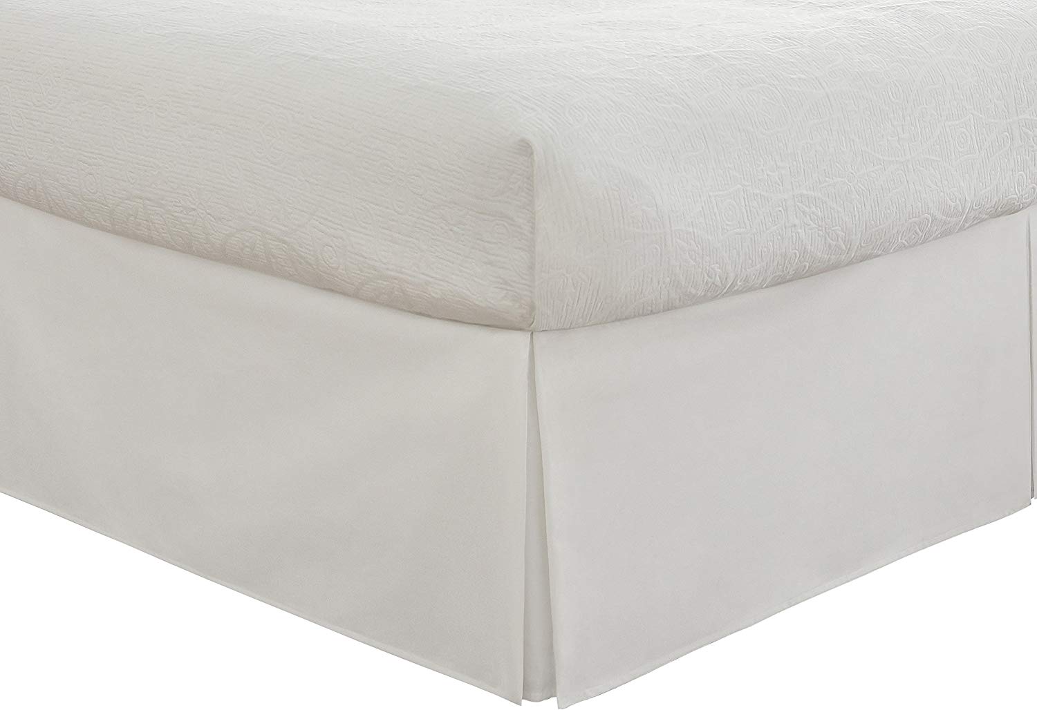 Queen ~ Bedskirt  White 14" depth ~  Levinsohn Textile - GetSetHome Store