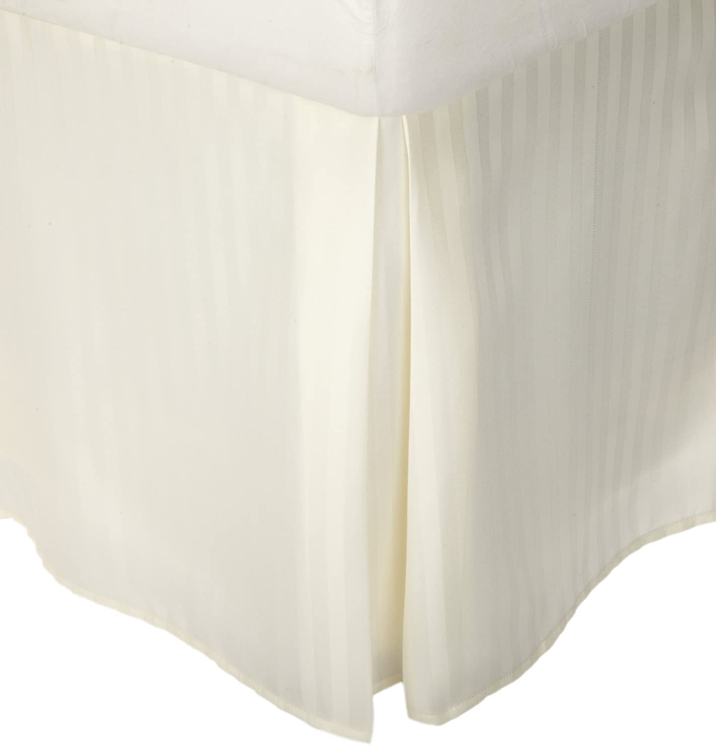 King Bed Skirt ~ 78" by 80" ~ Ivory Colour 15" drop ~ by Superior - GetSetHome Store