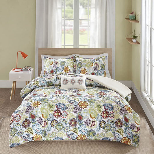 King - Mi-Zone Tamil Duvet Set,  (MZ12-218) - GetSetHome Store