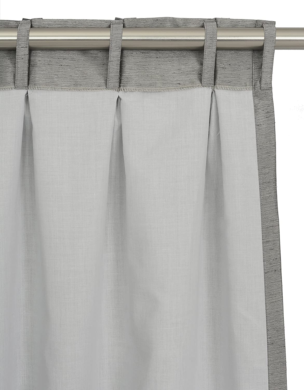 Curtains - L J Home Fashions - 575 ZOI - 2 Panels with Grommets, Grey - GetSetHome Store