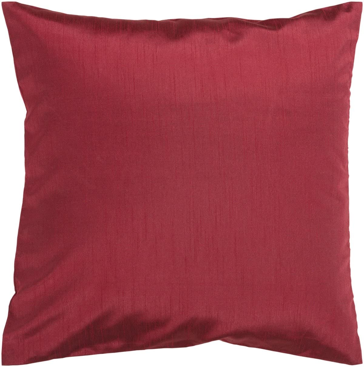 Pillow ~ Surya HH042, 18" L x 18" W x 4" H, Red (Set of 2) - GetSetHome Store