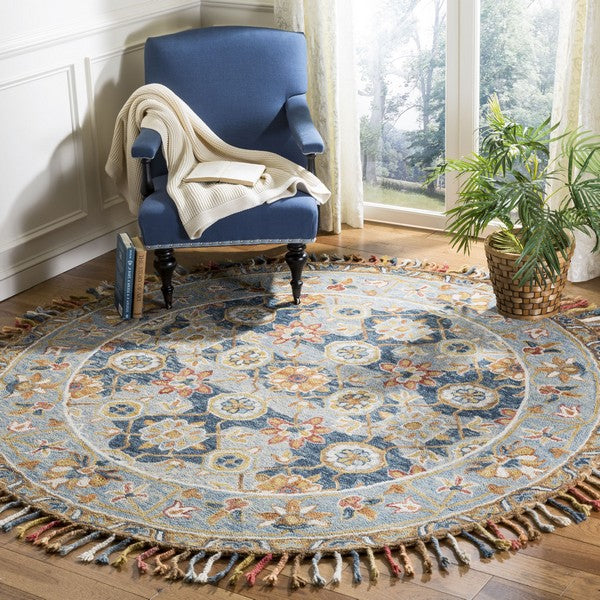 Rug ~ 7' Round, Aspen Collection APN110A, Safavieh - GetSetHome Store