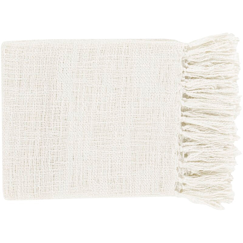 Hallie Acrylic Throw, Cream - GetSetHome Store