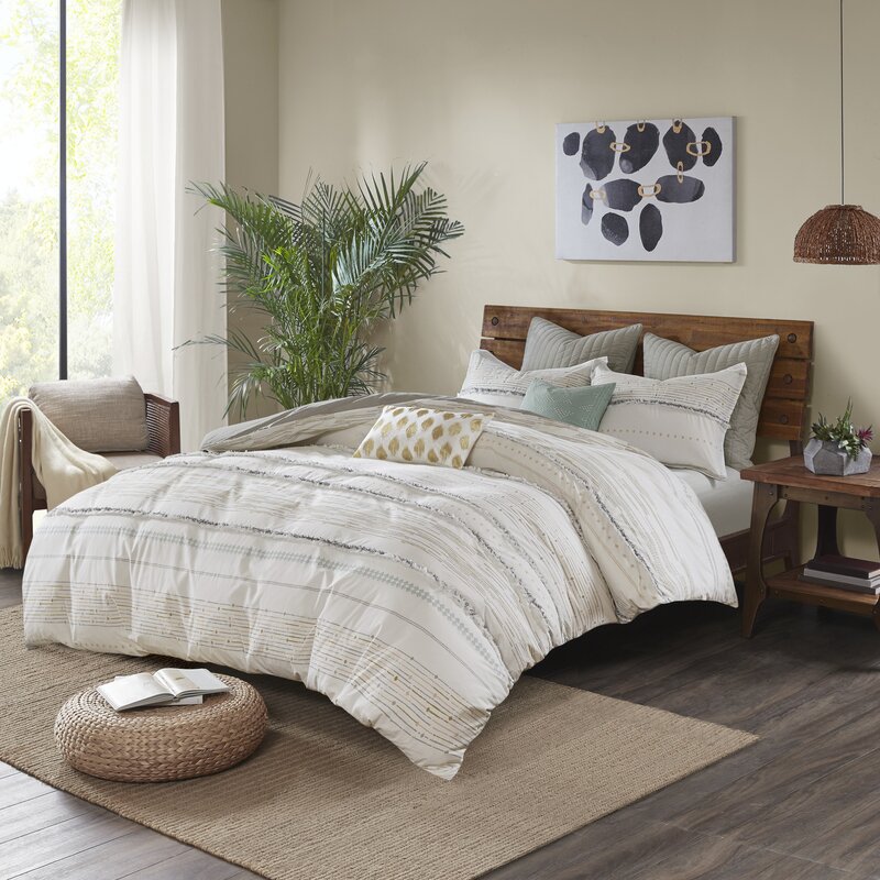 Leffel Printed Duvet Cover Set, Queen - GetSetHome Store