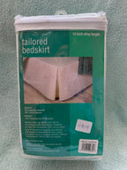 Queen ~ Bedskirt  White 14" depth ~  Levinsohn Textile - GetSetHome Store