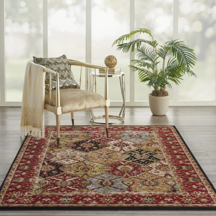 Rug - Nourison Modesto 5'3 x 7'3 Multicolor Area Rug - GetSetHome Store