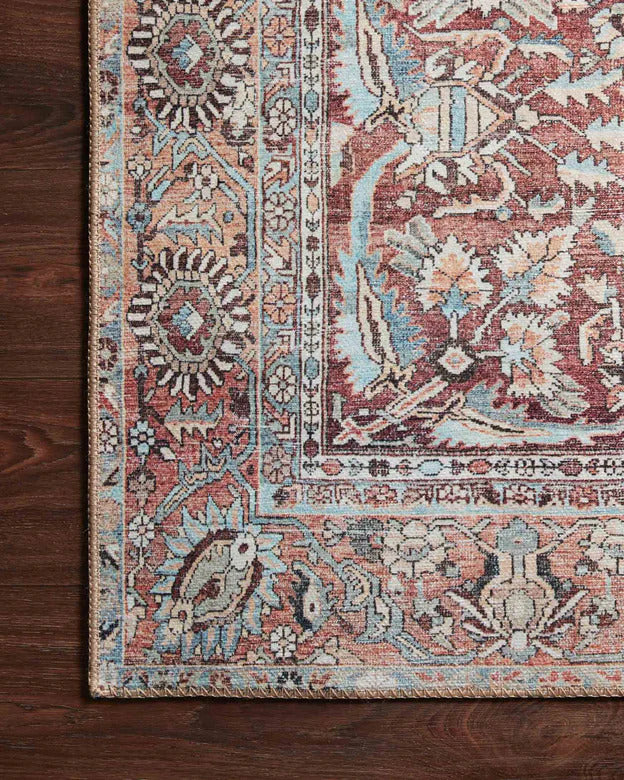 Rug - Loloi II Wynter Tomato Oriental 2' x 5'  Area Rug - GetSetHome Store