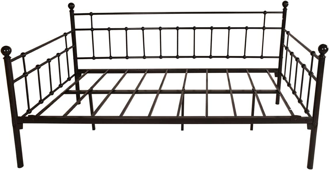 Metal Daybed Frame (Twin, Black) - GetSetHome Store