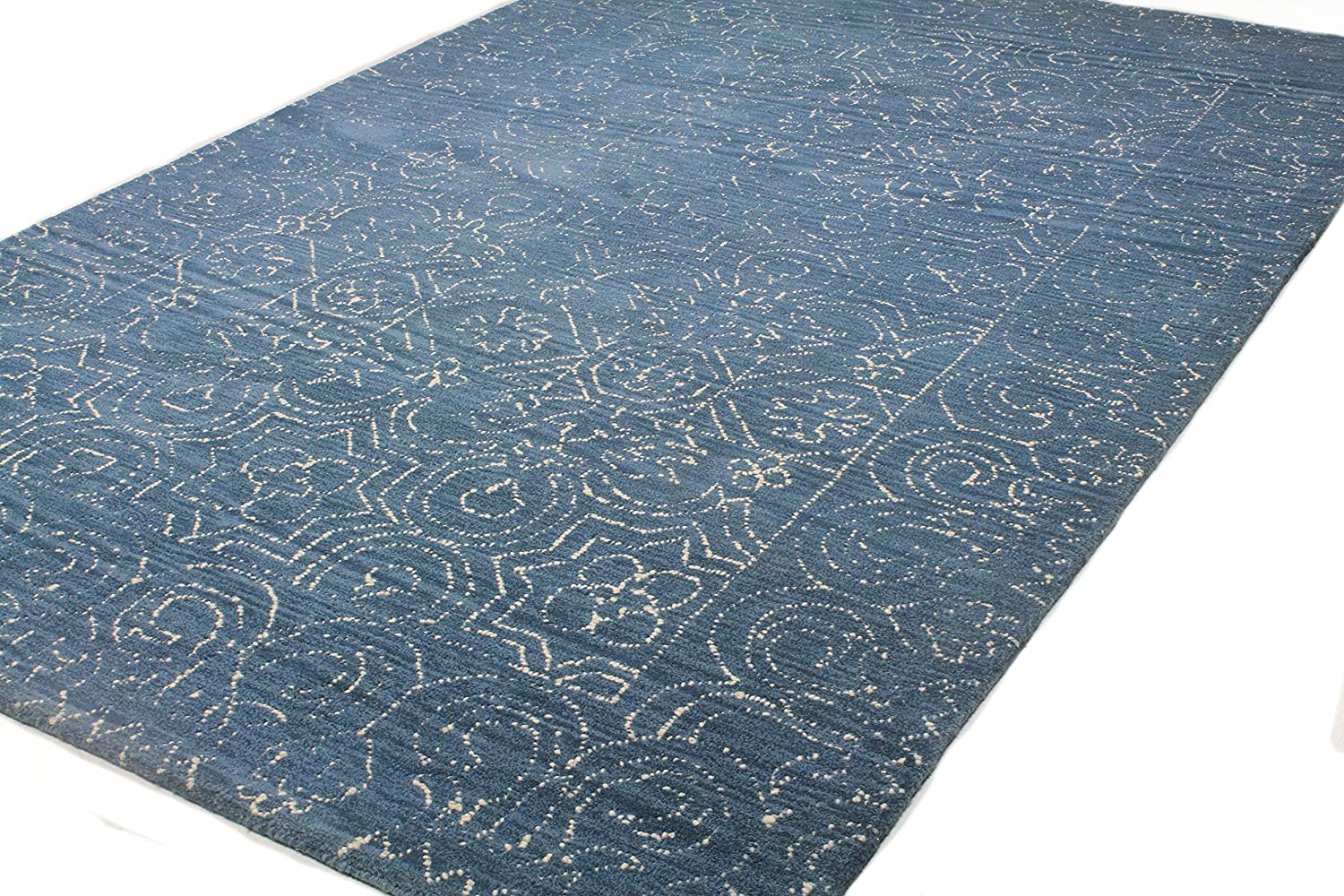 Bashian Rug R120-CL133-AZURE 5' x 7'6" - GetSetHome Store
