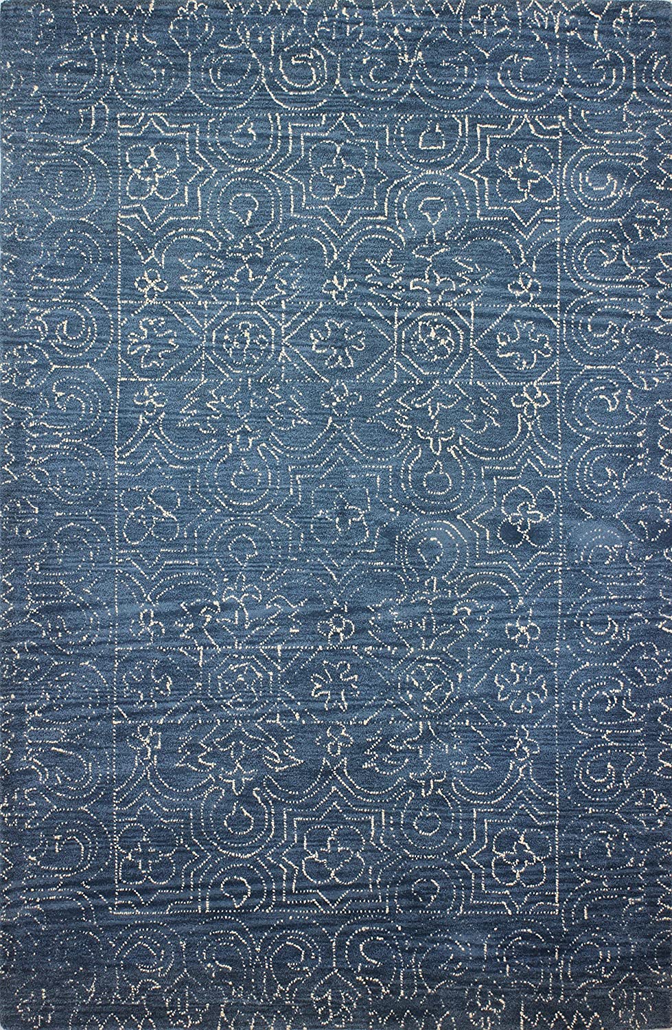 Bashian Rug R120-CL133-AZURE 5' x 7'6" - GetSetHome Store