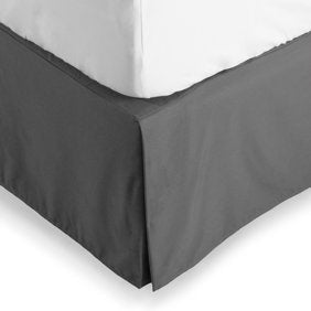 Queen ~ MAINSTAYS T200 Thread Count Bed Skirt, Grey - GetSetHome Store