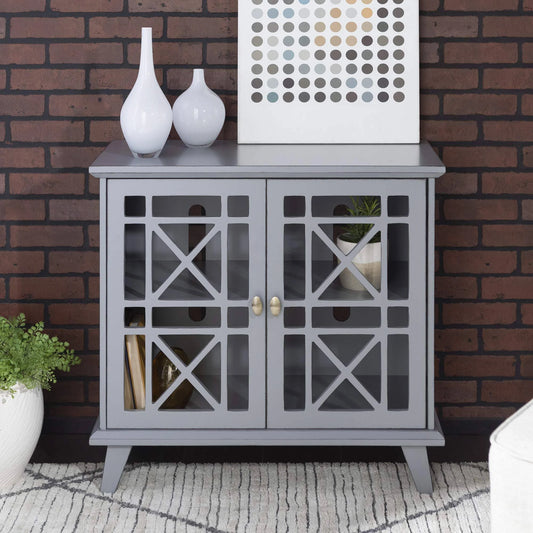 32" Storage Cabinet in Grey, Walker Edison - GetSetHome Store